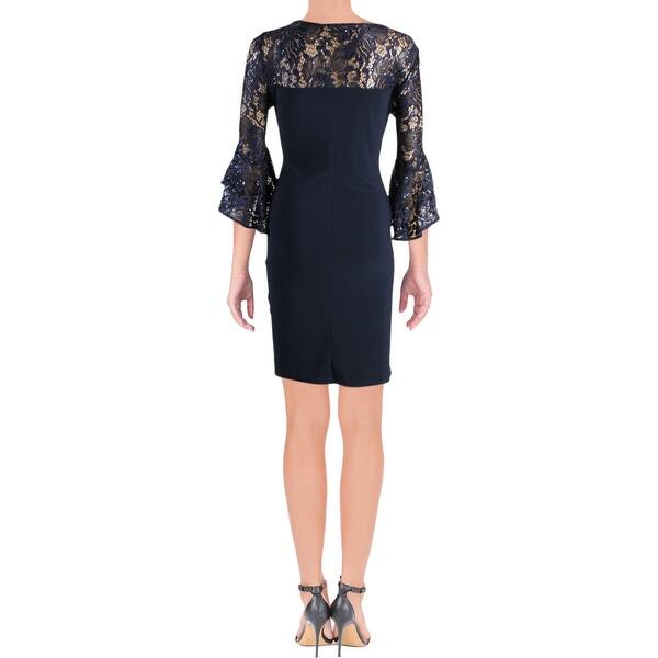 petite cocktail dress with sleeves