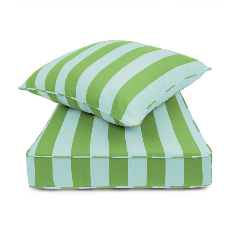 Sherry Kline Indoor/Outdoor Cabana Stripe Deep Seat Cushion (Seat & Back)