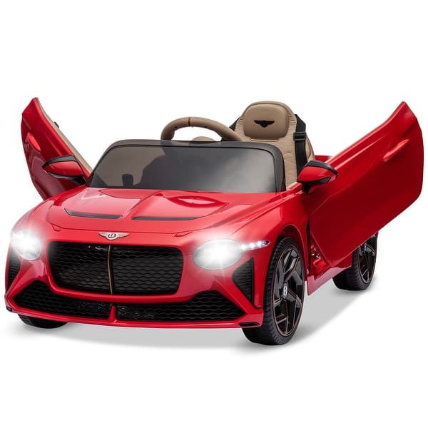 slide 2 of 6, Kids Ride On Car, Licensed Bentley Bacalar 12V Electric Vehicles Red - Assembly Required - 5-7 Years