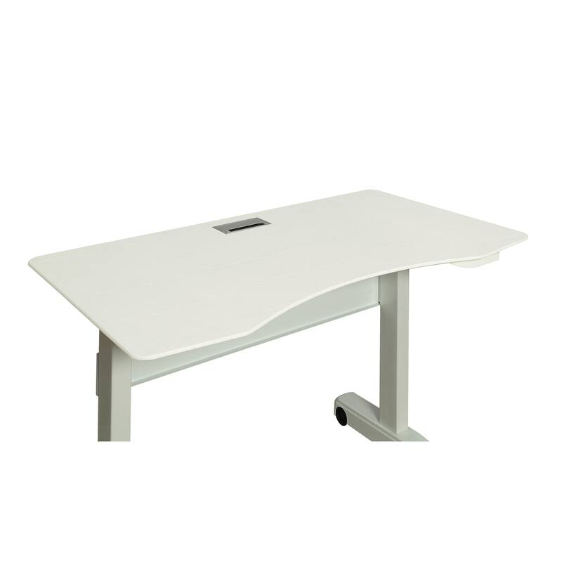 Glidene Modern Metal Lift Adjustable Standing Desk by Furniture of America
