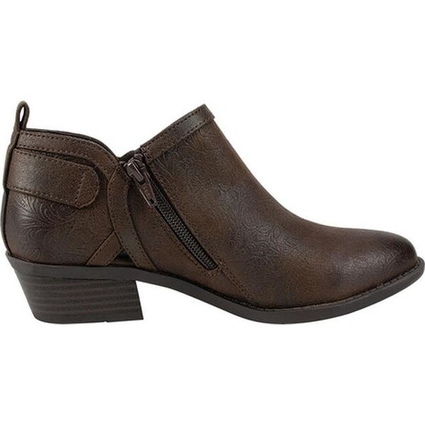 white mountain davenport western ankle booties