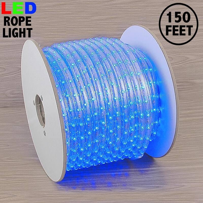 150 Foot LED Rope Light Spool, 1/2" Diameter, 120 Volt