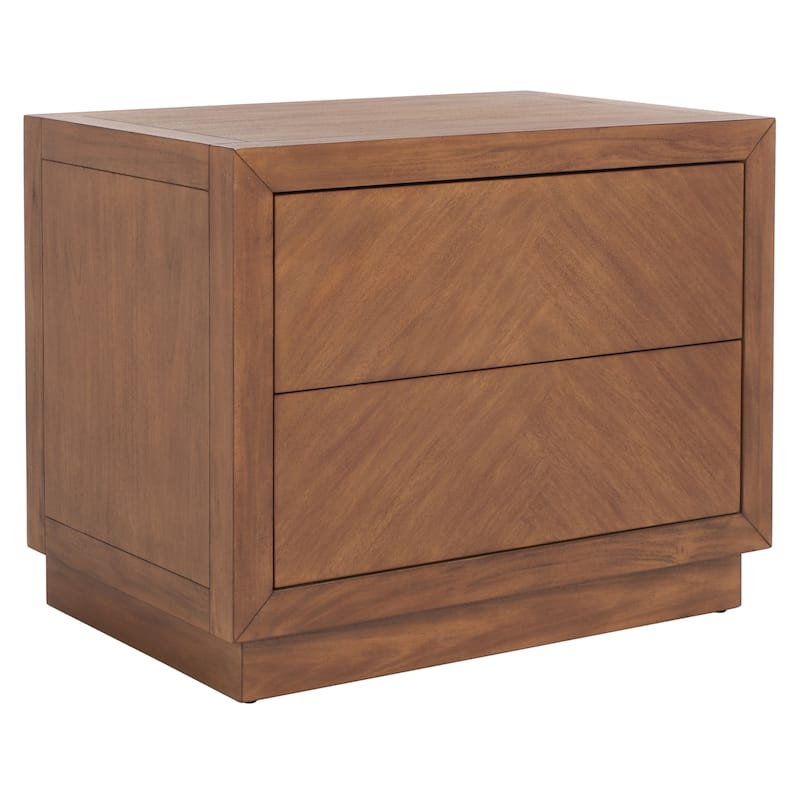 SAFAVIEH Couture Dzanna 2-Drawer Wood Nightstand