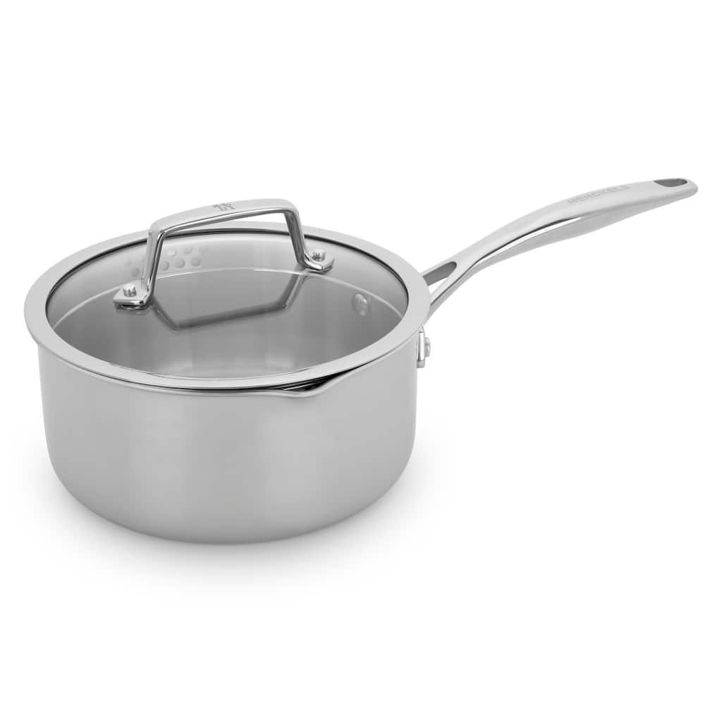 Henckels Legacy Stainless Steel Saucepan with Lid - 3-qt