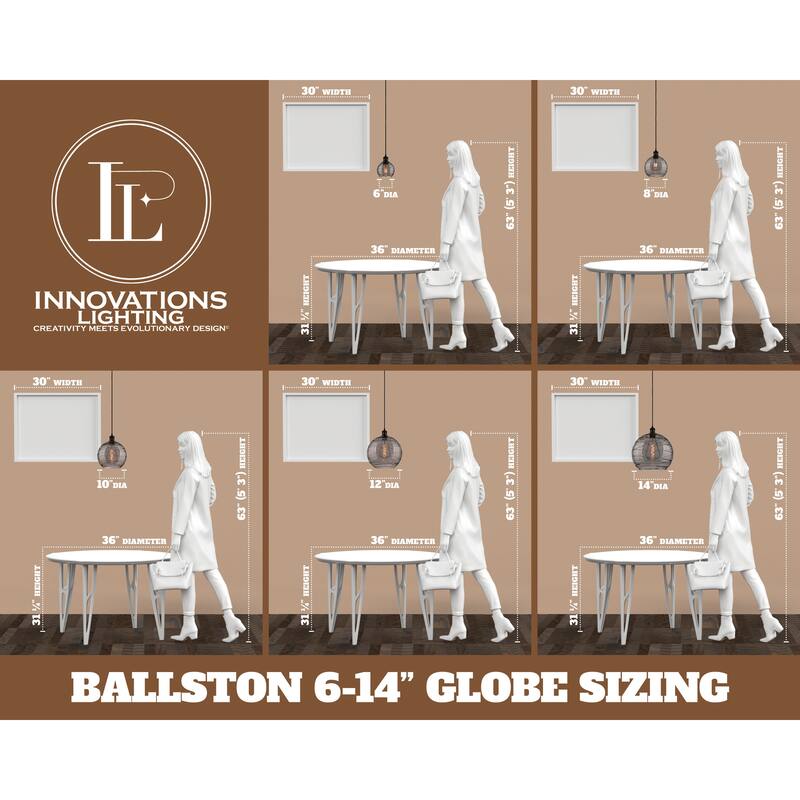 Innovations Lighting Downtown Urban - Astor - 1 Light 12" Metal Detailed Stem Hung Mini Pendant