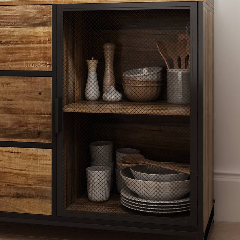 Kitchen Pantry Storage Cabinet Microwave Storage Cabinet Buffet