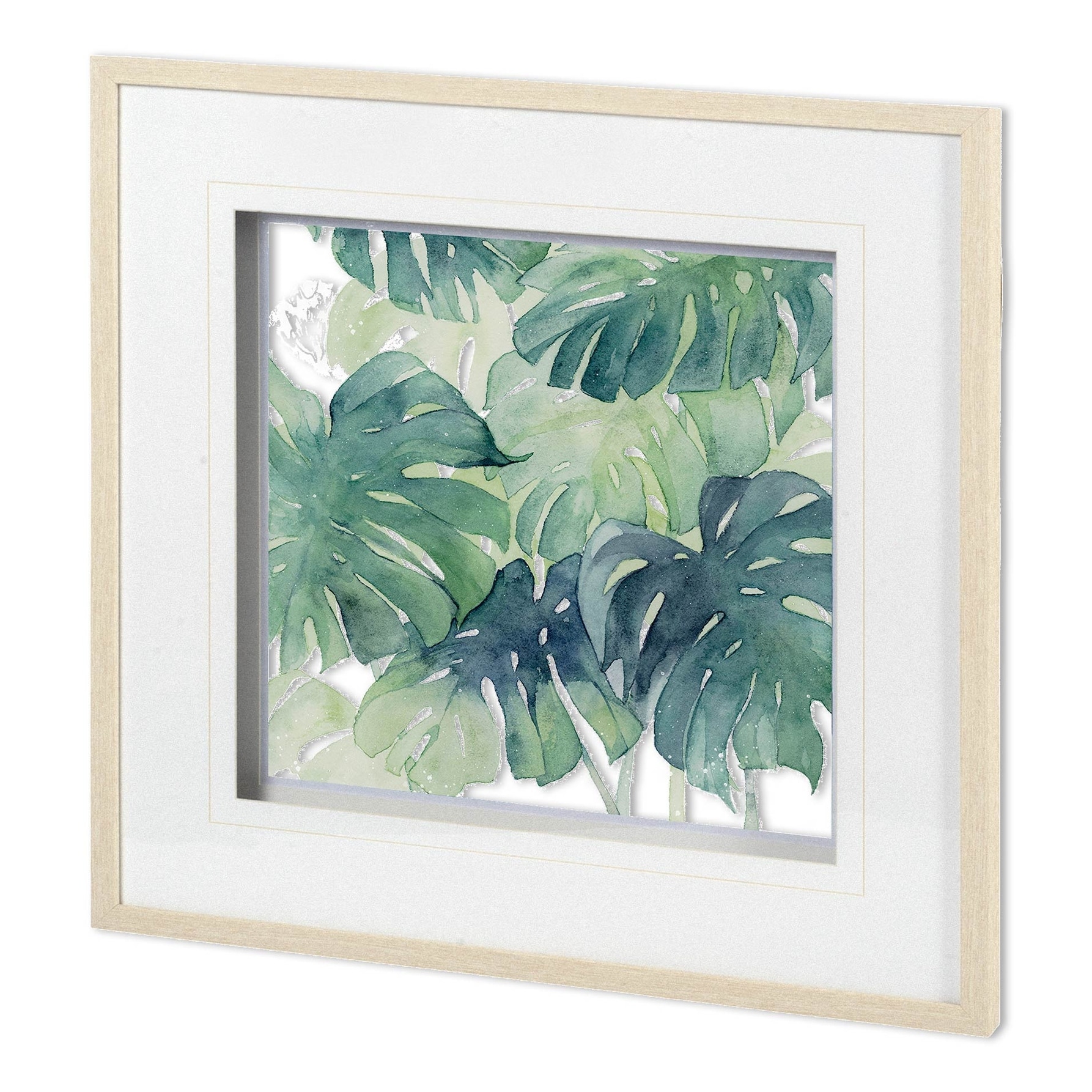 Tropical Breeze II by PanPan a Framed Art Print Matted under Glass