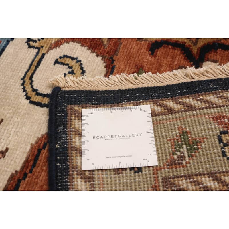 ECARPETGALLERY Hand-knotted Jules Sultane Dark Navy Wool Rug - 9'6 x 13'4