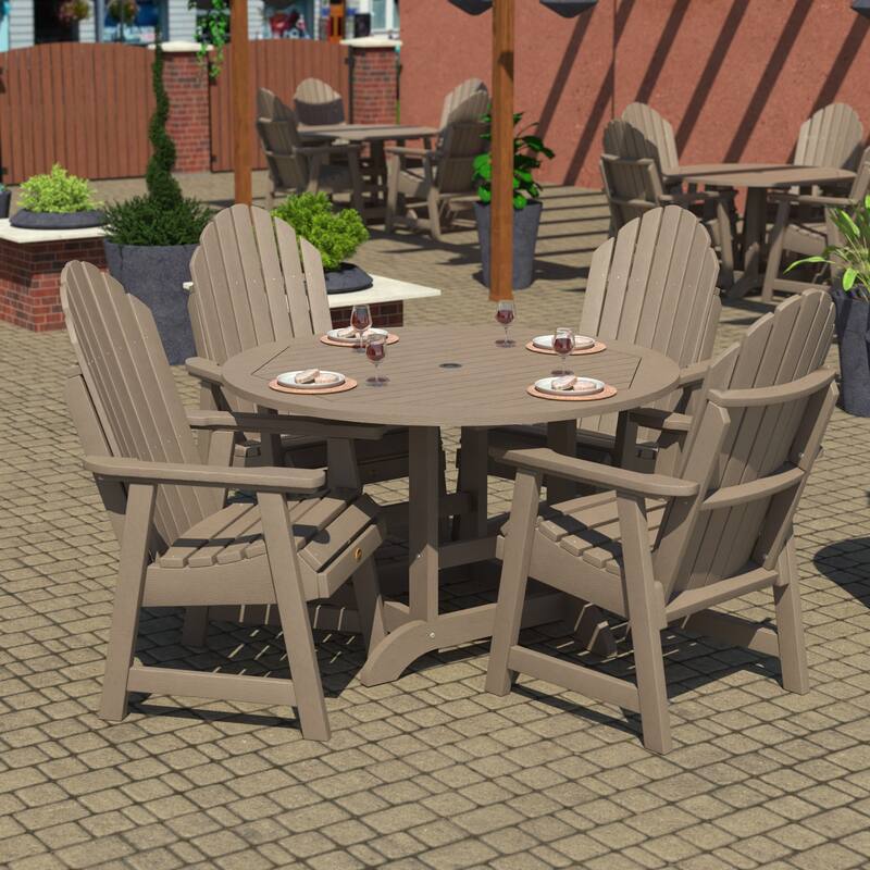 HIGHWOOD Commercial Muskoka 5-Piece Adirondack 48" Dining Set