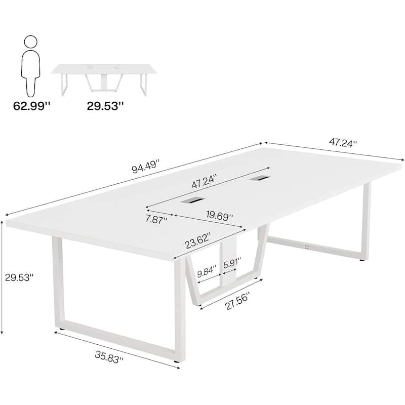 8FT Conference Table for 10 People