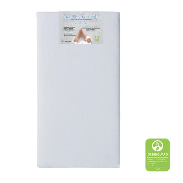 slide 2 of 6, Bundle of Dreams Eco-Air Crib Mattess