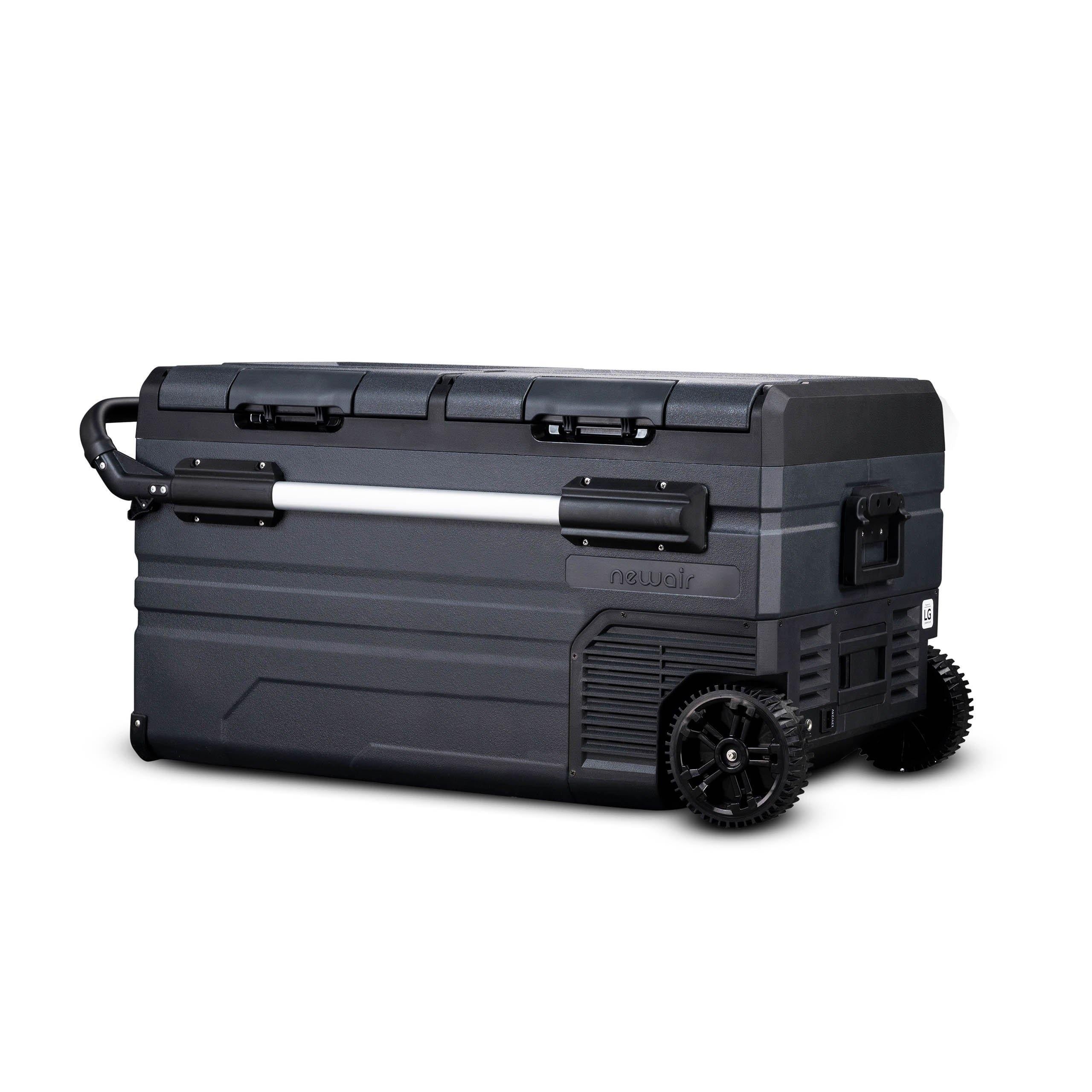 NewAir Portable 80 Qt. Electric Car Camping Cooler with Dual Zone