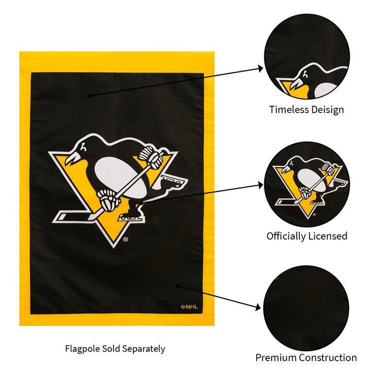 Philadelphia Flyers, Suede Garden Flag Justin Patten