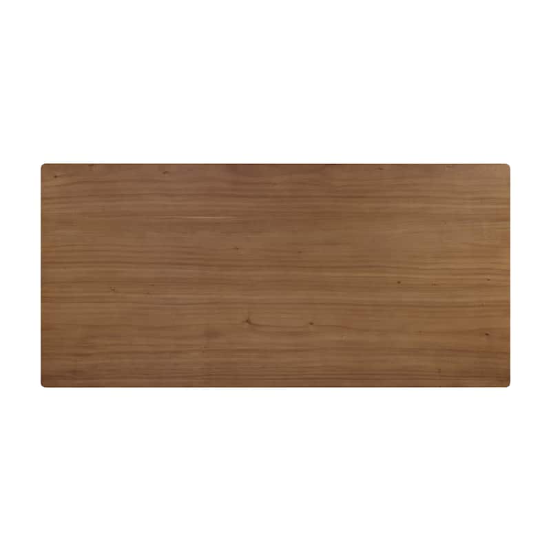 NPD Furniture Hereford 78" Acacia Wood Dining Table