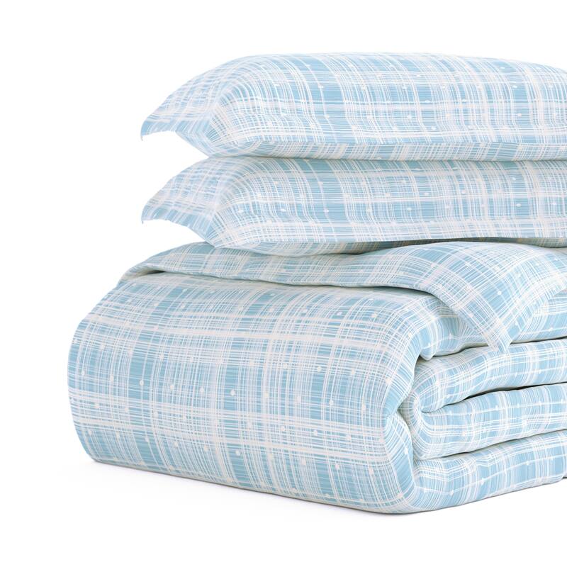 Becky Cameron Polka Dot 3-piece Patterned Duvet Cover Set