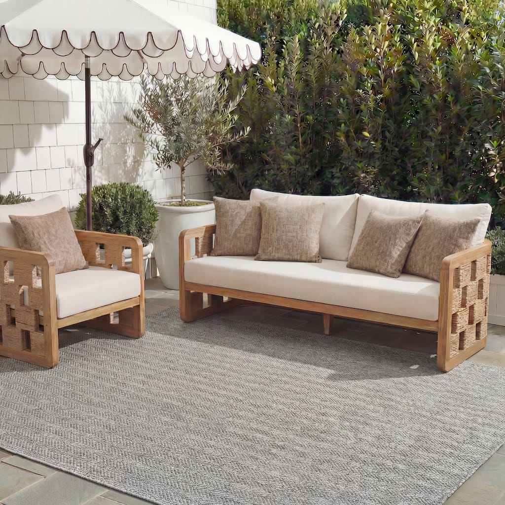 SAFAVIEH Courtyard Ilmur Indoor/ Outdoor Waterproof Patio Backyard Rug