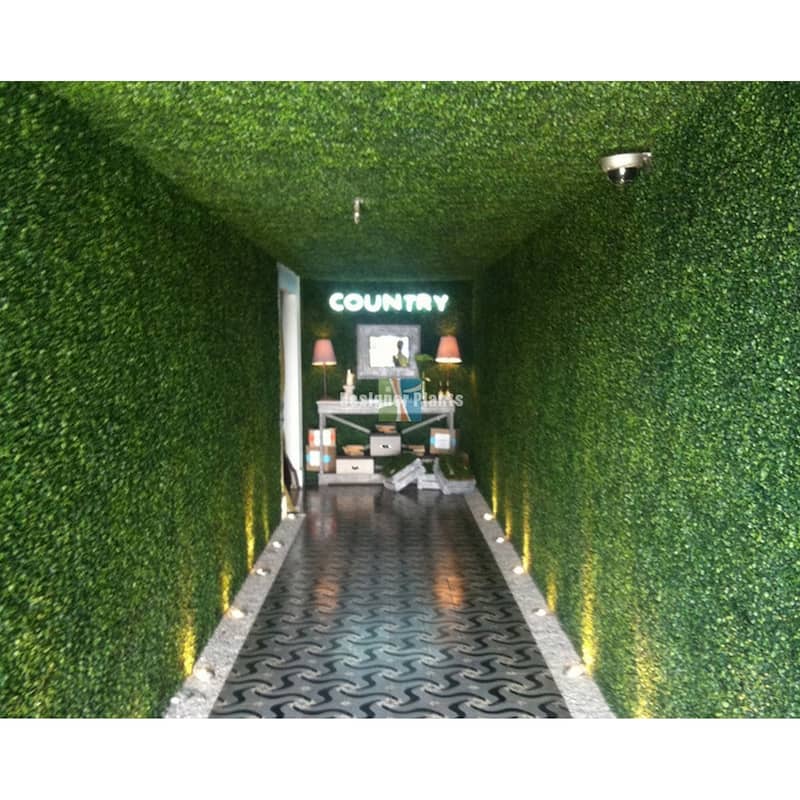 20"x20" Artificial Boxwood Hedge Greenery Panels - 12pc