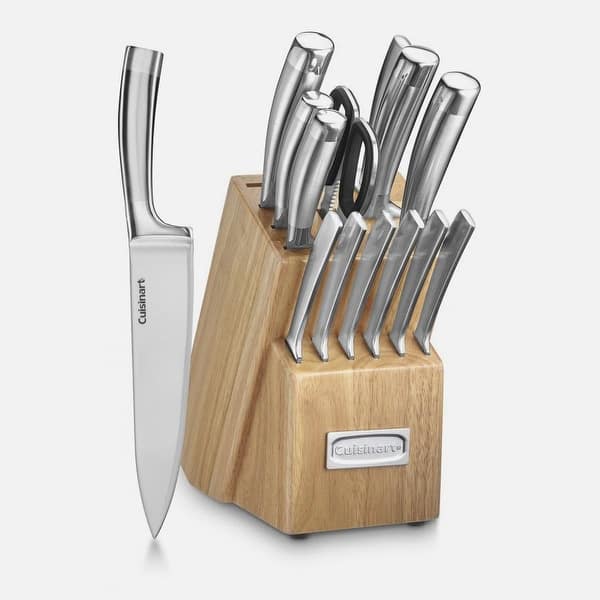 Cuisinart 15pc Stainless Steel Cutlery Block Set - Professional Series