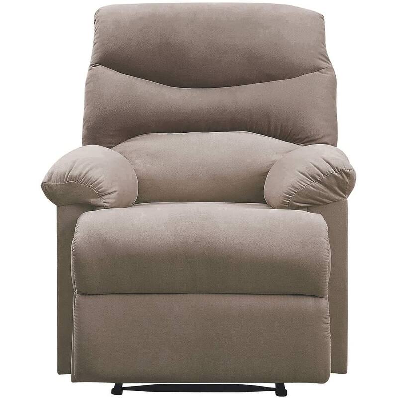 Arcadia Recliner (Motion) in Beige Woven Fabric,High quality durable