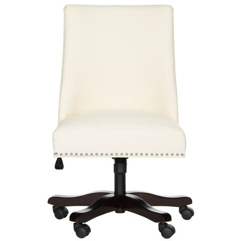 Safavieh Scarlet Cream Desk Chair - 25" x 27" x 38"