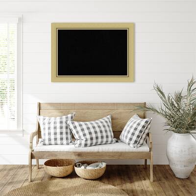 Landon Gold Framed Black Corkboard Bulletin Board