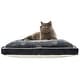preview thumbnail 1 of 28, Mandala Stonewash Pillow Dog and Cat Bed With Removable Cover - 24" x 36" x 3"