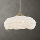 preview thumbnail 2 of 13, Uttermost Biddeford White Beaded Pendant (5 light) - 24"W x 24"D x 11.5"H