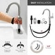 preview thumbnail 9 of 13, STYLISH Single Handle Pull Down Dual Mode Bathroom Faucet