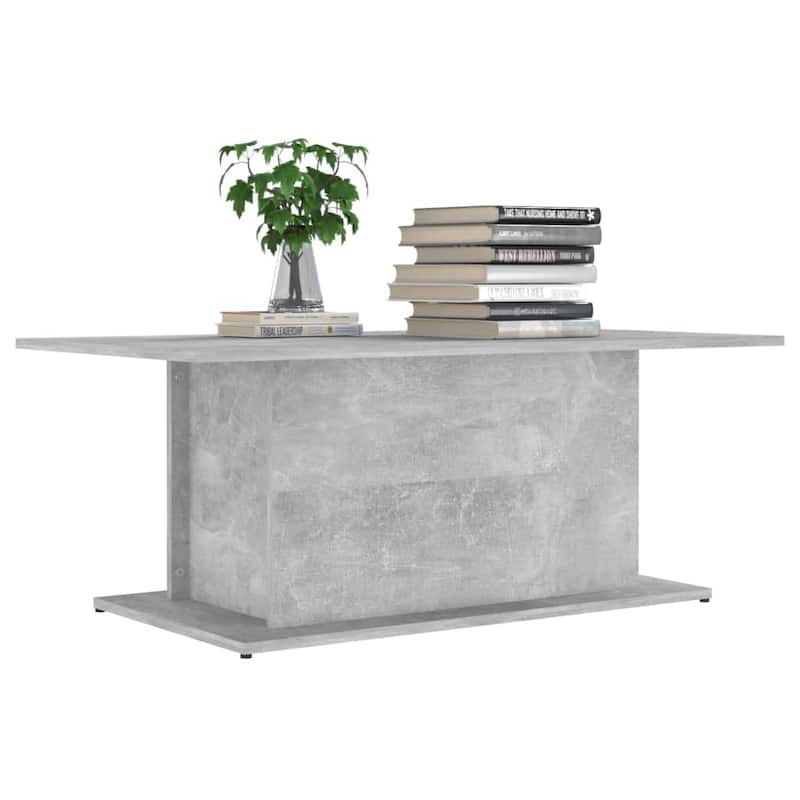 vidaXL Coffee Table Accent End Side Sofa Table for Living Room Engineered Wood - 40.2" x 21.9" x 15.7"