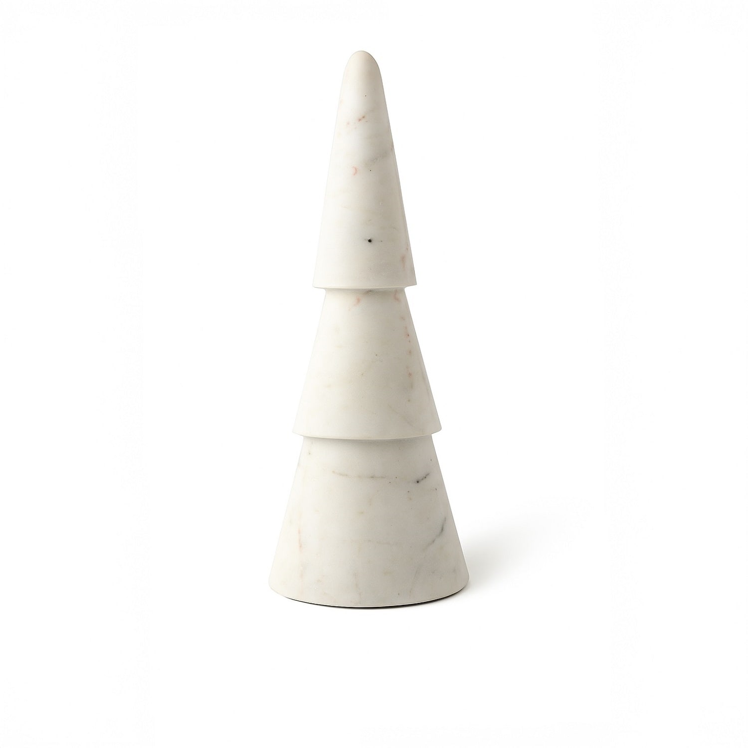 White Marble Decorative Christmas Tree Lg