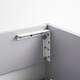 preview thumbnail 12 of 17, Ove Decors Lelio III 60 in. Double Sink Vanity in Grey Brushed Nickel