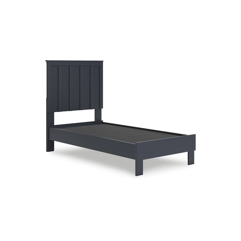 Signature Design by Ashley Simmenfort Dark Blue Platform Bed