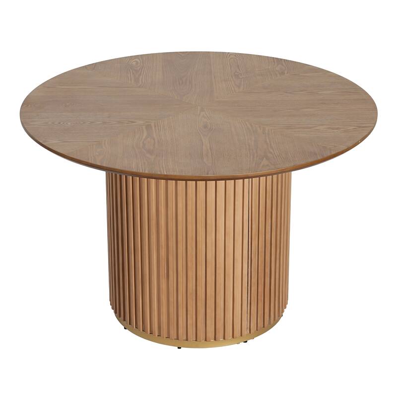 Christopher Knight Home - Modern 5 Piece Wooden Dining Set with Woven Back Upholstered Chairs