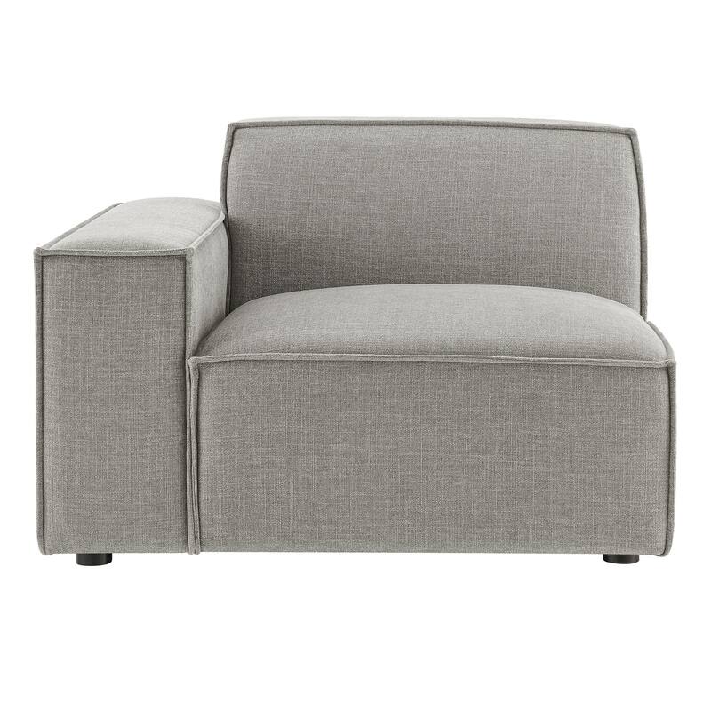 Restore Performance Fabric Upholstered Left-Facing Modular Lounge Chair