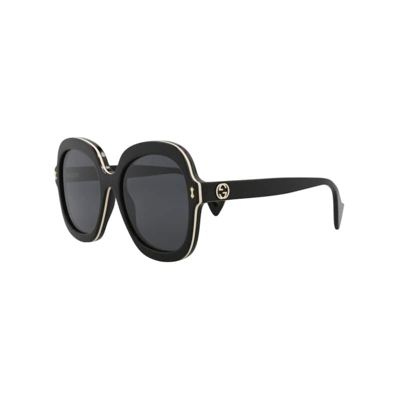 Gucci Round-Frame Acetate Sunglasses