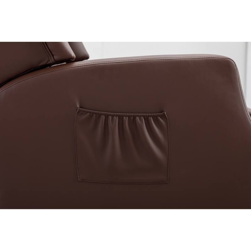 PU Leather Upholstered Recliner Chair