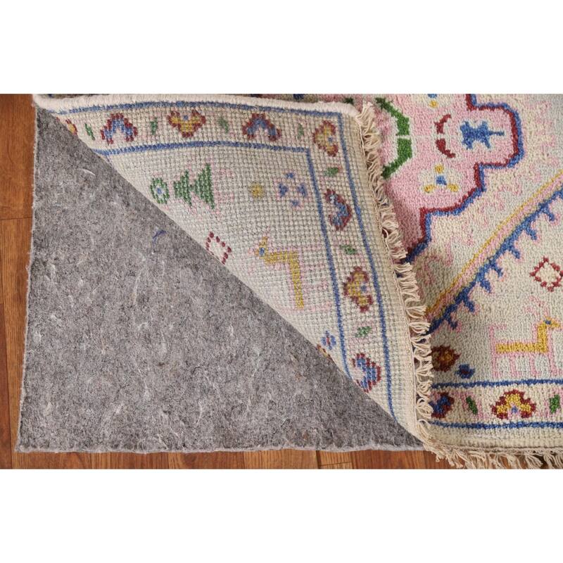 Tribal Geometric Kazak Indian Runner Rug Hand-knotted Wool Carpet - 2'7"x 7'11"