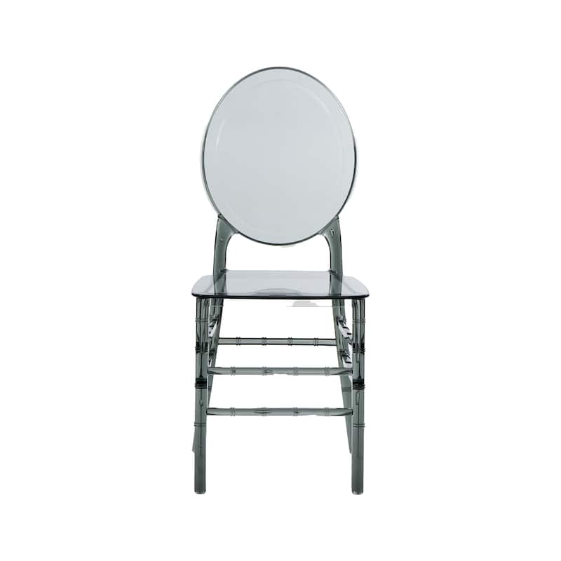 Modern Designs 2 and 4-piece Set of Stackable Transparent Ghost Chairs for Events - N/A