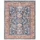 preview thumbnail 16 of 24, SAFAVIEH Heirloom Katrine Traditional Oriental Rug 8' x 10' - Blue/Rust - Rectangle