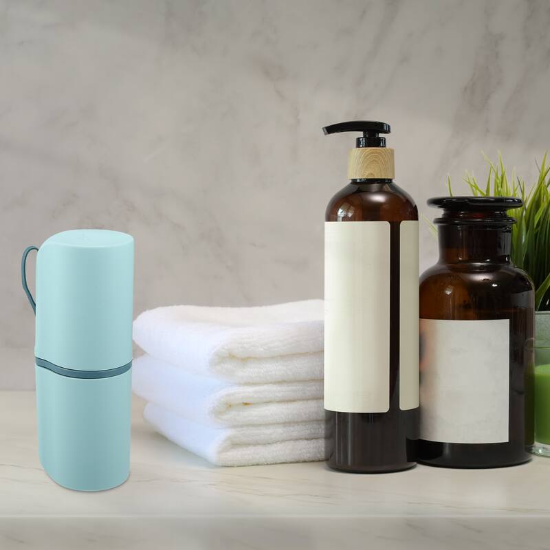 Toothbrush Case, Traveling Toothbrush Holders Case, PP, 21x7x8cm - Sky Blue