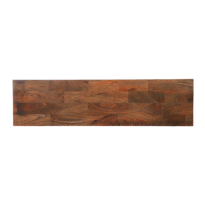 Outdoor Benches for Home, Kitchen, Living Room,Black + Country Brown