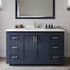 Option Dark Blue / Giotto Quartz Top / Brushed Gold