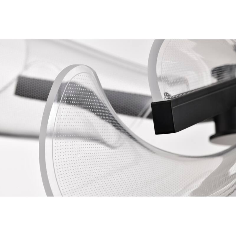 Sedona 27 Inch 4 Light LED Chandelier Matte Black Silk Screened Acrylic Lens