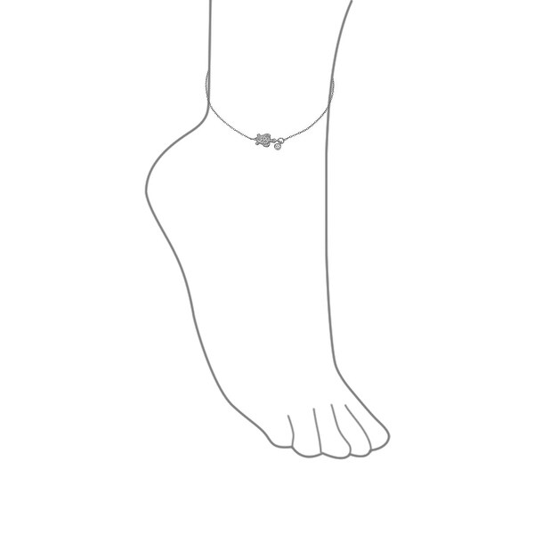 sea turtle ankle bracelet