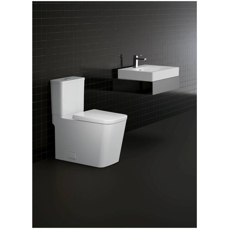 Grohe Eurocube Wall Mount 24" Bathroom Sink with 1 Faucet Hole
