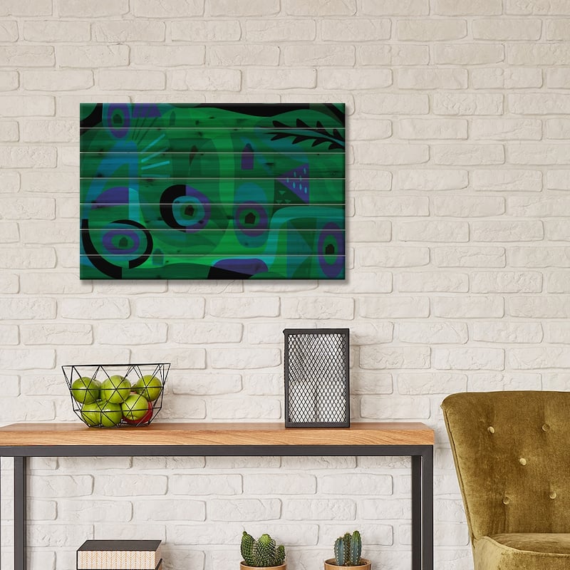 Sea Dream Print On Wood by Charles Harker - Multi-Color