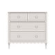 preview thumbnail 21 of 32, Charlotte/Scallop 4 Drawer Dresser