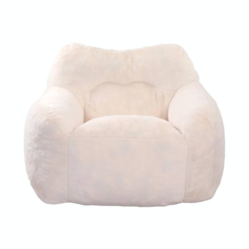 Bean Bag Sofa Chair with Armrests, Stuffed High-Density Foam, Lazy Sofa Comfy Chairs