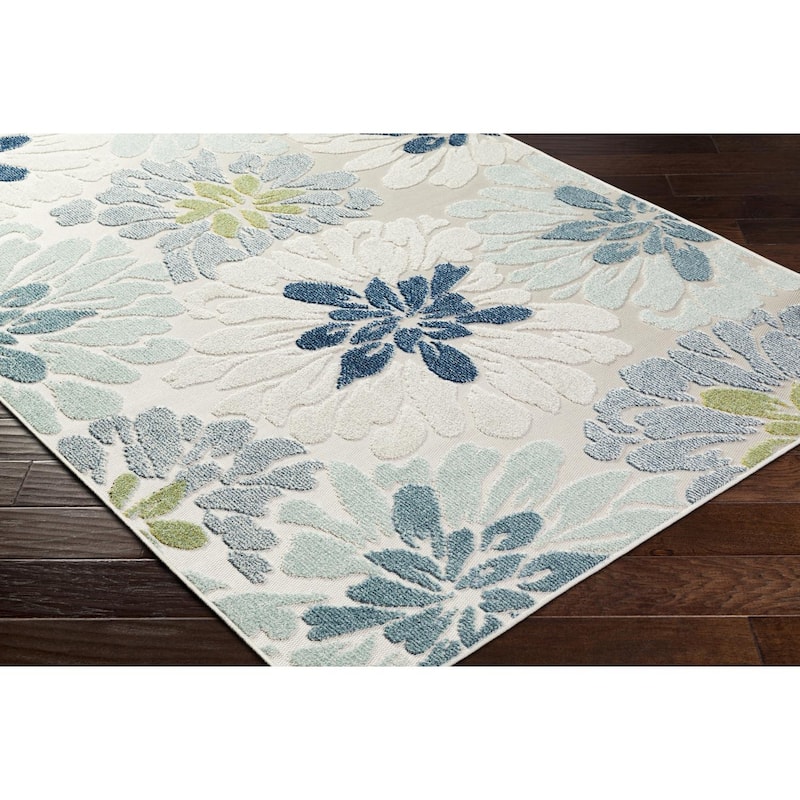 Livabliss Lakeside Tropical Outdoor Area Rug