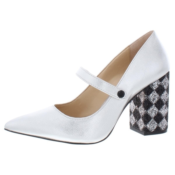 grey mary jane heels
